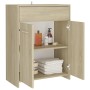 Armario de baño madera contrachapada roble Sonoma 60x33x80 cm de vidaXL, Muebles de baño - Ref: Foro24-805027, Precio: 61,99 ...