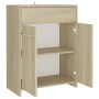 Armario de baño madera contrachapada roble Sonoma 60x33x80 cm de vidaXL, Muebles de baño - Ref: Foro24-805027, Precio: 61,99 ...