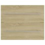 Sonoma oak engineered wood washbasin cabinet 60x38.5x48 cm by vidaXL, Bathroom furniture - Ref: Foro24-804695, Price: 54,20 €...