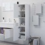 Armario de baño madera contrachapada blanco 30x30x130 cm de vidaXL, Muebles de baño - Ref: Foro24-804997, Precio: 66,11 €, De...