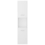 Armario de baño madera contrachapada blanco 30x30x130 cm de vidaXL, Muebles de baño - Ref: Foro24-804997, Precio: 62,65 €, De...