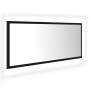 Espejo de baño LED acrílico negro 100x8,5x37 cm de vidaXL, Tocadores de baño - Ref: Foro24-804941, Precio: 58,56 €, Descuento: %