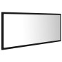 LED black acrylic bathroom mirror 100x8.5x37 cm by vidaXL, bathroom vanities - Ref: Foro24-804941, Price: 58,56 €, Discount: %