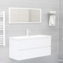 Armario para lavabo madera contrachapada blanco 100x38,5x45 cm de vidaXL, Muebles de baño - Ref: Foro24-804764, Precio: 63,08...