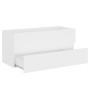 Armario para lavabo madera contrachapada blanco 100x38,5x45 cm de vidaXL, Muebles de baño - Ref: Foro24-804764, Precio: 63,08...