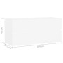 Armario para lavabo madera contrachapada blanco 100x38,5x45 cm de vidaXL, Muebles de baño - Ref: Foro24-804764, Precio: 63,08...