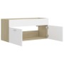 Armario para lavabo contrachapada blanco roble 100x38,5x46 cm de vidaXL, Muebles de baño - Ref: Foro24-804679, Precio: 45,77 ...