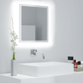 Glossy white acrylic bathroom mirror 40x8.5x37 cm by vidaXL, bathroom vanities - Ref: Foro24-804913, Price: 28,53 €, Discount: %