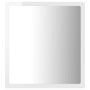 Glossy white acrylic bathroom mirror 40x8.5x37 cm by vidaXL, bathroom vanities - Ref: Foro24-804913, Price: 28,53 €, Discount: %