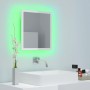 Glossy white acrylic bathroom mirror 40x8.5x37 cm by vidaXL, bathroom vanities - Ref: Foro24-804913, Price: 28,53 €, Discount: %