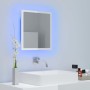 Glossy white acrylic bathroom mirror 40x8.5x37 cm by vidaXL, bathroom vanities - Ref: Foro24-804913, Price: 28,53 €, Discount: %