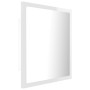 Glossy white acrylic bathroom mirror 40x8.5x37 cm by vidaXL, bathroom vanities - Ref: Foro24-804913, Price: 28,53 €, Discount: %