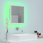 White acrylic LED bathroom mirror 40x8.5x37 cm by vidaXL, bathroom vanities - Ref: Foro24-804908, Price: 28,06 €, Discount: %