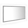 Espejo de baño LED acrílico gris hormigón 90x8,5x37 cm de vidaXL, Tocadores de baño - Ref: Foro24-804936, Precio: 45,21 €, De...