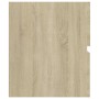 Sonoma oak veneer bathroom cabinet 60x38.5x45 cm by vidaXL, Bathroom furniture - Ref: Foro24-804740, Price: 58,04 €, Discount: %