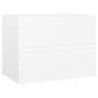 White plywood bathroom cabinet 60x38.5x45 cm by vidaXL, Bathroom furniture - Ref: Foro24-804737, Price: 51,34 €, Discount: %