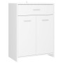 Armario de baño madera contrachapada blanco 60x33x80 cm de vidaXL, Muebles de baño - Ref: Foro24-805024, Precio: 63,75 €, Des...