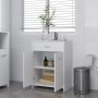 Armario de baño madera contrachapada blanco 60x33x80 cm de vidaXL, Muebles de baño - Ref: Foro24-805024, Precio: 63,75 €, Des...