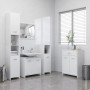 Armario de baño madera contrachapada blanco 60x33x80 cm de vidaXL, Muebles de baño - Ref: Foro24-805024, Precio: 63,75 €, Des...