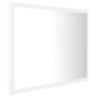 Espejo de baño LED acrílico blanco 60x8,5x37 cm de vidaXL, Tocadores de baño - Ref: Foro24-804916, Precio: 28,65 €, Descuento: %