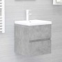 Armario para lavabo contrachapada gris hormigón 41x38,5x45 cm de vidaXL, Muebles de baño - Ref: Foro24-804732, Precio: 48,27 ...