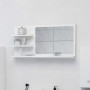 White plywood bathroom mirror 90x10.5x45 cm by vidaXL, bathroom vanities - Ref: Foro24-805015, Price: 41,12 €, Discount: %