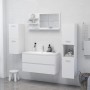 Espejo de baño madera contrachapada blanco 90x10,5x45 cm de vidaXL, Tocadores de baño - Ref: Foro24-805015, Precio: 41,12 €, ...