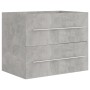 Concrete gray engineered wood washbasin cabinet 60x38.5x48 cm by vidaXL, Bathroom furniture - Ref: Foro24-804696, Price: 55,0...