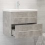 Concrete gray engineered wood washbasin cabinet 60x38.5x48 cm by vidaXL, Bathroom furniture - Ref: Foro24-804696, Price: 55,0...