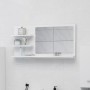 Bathroom mirror in glossy white plywood 90x10.5x45 cm by vidaXL, bathroom vanities - Ref: Foro24-805021, Price: 34,99 €, Disc...