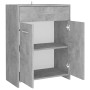 Badezimmerschrank Sperrholz grau Beton 60x33x80 cm von vidaXL, Badezimmermöbel - Ref: Foro24-805028, Preis: 58,99 €, Rabatt: %