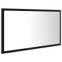 Black acrylic LED bathroom mirror 80x8.5x37 cm by vidaXL, bathroom vanities - Ref: Foro24-804925, Price: 45,31 €, Discount: %