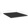 Shelf shelf 8 units glossy black plywood 40x50x1.5cm by vidaXL, Shelves - Ref: Foro24-805199, Price: 38,83 €, Discount: %