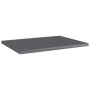 Shelf shelf 8 units glossy gray plywood 40x30x1.5 cm by vidaXL, Shelves - Ref: Foro24-805169, Price: 30,77 €, Discount: %