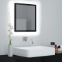 Glossy black acrylic bathroom mirror 40x8.5x37 cm by vidaXL, bathroom vanities - Ref: Foro24-804914, Price: 29,48 €, Discount: %