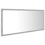 Espejo de baño LED acrílico gris hormigón 100x8,5x37 cm de vidaXL, Tocadores de baño - Ref: Foro24-804944, Precio: 49,79 €, D...