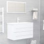 White plywood sink cabinet 80x38.5x48 cm by vidaXL, Bathroom furniture - Ref: Foro24-804701, Price: 58,52 €, Discount: %