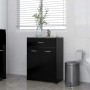 Black plywood bathroom cabinet 60x33x80 cm by vidaXL, Bathroom furniture - Ref: Foro24-805025, Price: 71,43 €, Discount: %