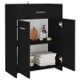 Armario de baño madera contrachapada negro 60x33x80 cm de vidaXL, Muebles de baño - Ref: Foro24-805025, Precio: 68,99 €, Desc...