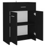 Armario de baño madera contrachapada negro 60x33x80 cm de vidaXL, Muebles de baño - Ref: Foro24-805025, Precio: 68,99 €, Desc...