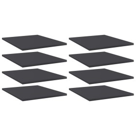 Shelves for shelving unit 8 pcs plywood gray 40x30x1.5 cm by vidaXL, Shelves - Ref: Foro24-805191, Price: 36,43 €, Discount: %