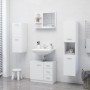 Espejo de baño madera contrachapada blanco 60x10,5x45 cm de vidaXL, Tocadores de baño - Ref: Foro24-805006, Precio: 37,46 €, ...