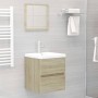 Armario de lavabo madera ingeniería roble Sonoma 41x38,5x45 cm de vidaXL, Muebles de baño - Ref: Foro24-804731, Precio: 56,19...