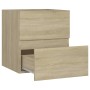 Armario de lavabo madera ingeniería roble Sonoma 41x38,5x45 cm de vidaXL, Muebles de baño - Ref: Foro24-804731, Precio: 56,19...