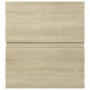 Armario de lavabo madera ingeniería roble Sonoma 41x38,5x45 cm de vidaXL, Muebles de baño - Ref: Foro24-804731, Precio: 56,19...