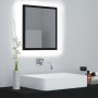 Glossy black acrylic bathroom mirror 40x8.5x37 cm by vidaXL, bathroom vanities - Ref: Foro24-804909, Price: 26,52 €, Discount: %