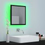 Glossy black acrylic bathroom mirror 40x8.5x37 cm by vidaXL, bathroom vanities - Ref: Foro24-804909, Price: 26,52 €, Discount: %