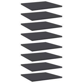 Shelf shelf 8 pcs gray plywood 40x40x1.5 cm by vidaXL, Shelves - Ref: Foro24-805175, Price: 38,99 €, Discount: %