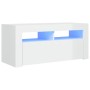 TV cabinet with bright white LED lights 90x35x40 cm by vidaXL, TV Furniture - Ref: Foro24-804325, Price: 82,59 €, Discount: %