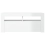 TV cabinet with bright white LED lights 90x35x40 cm by vidaXL, TV Furniture - Ref: Foro24-804325, Price: 82,59 €, Discount: %